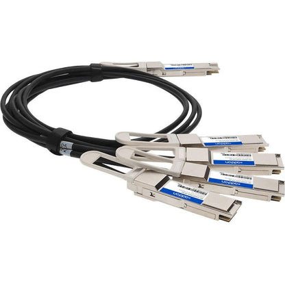 Addon Networks Dac-Q56Dd-4Q56-1M-Ao Infiniband Cable 4Xqsfp56 Qsfp-Dd Black, Silver