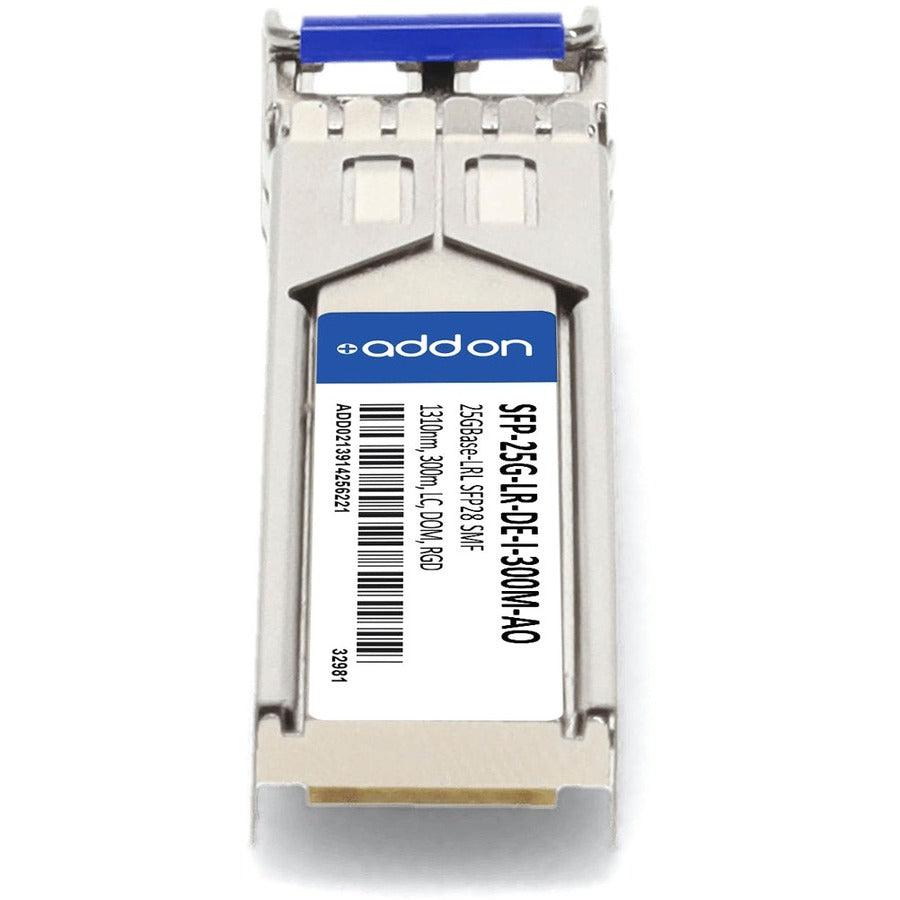 Addon Networks Dell Sfp-25G-Lr-De-I Compatible Taa Compliant 25Gbase-Lrl Sfp28 Transceiver Capable (Smf, 1310Nm, 300M, Lc, Dom, Rugged)