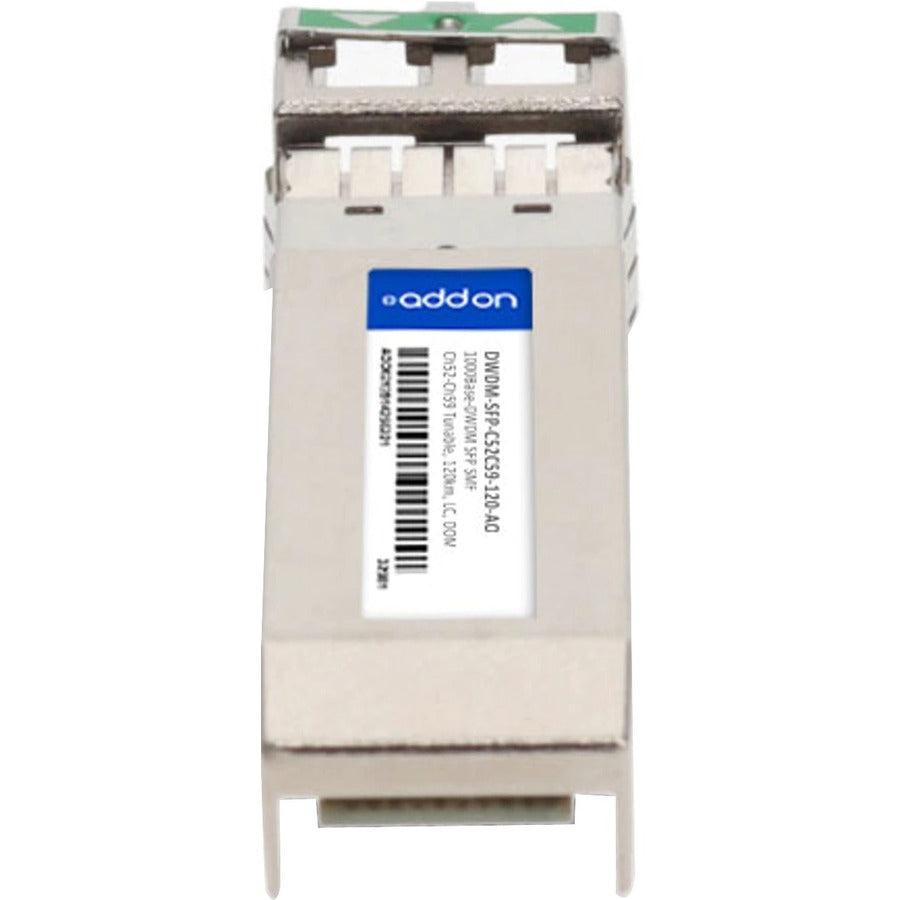 Addon Networks Dwdm-Sfp-C52C59-120-Ao Network Transceiver Module 1000 Mbit/S