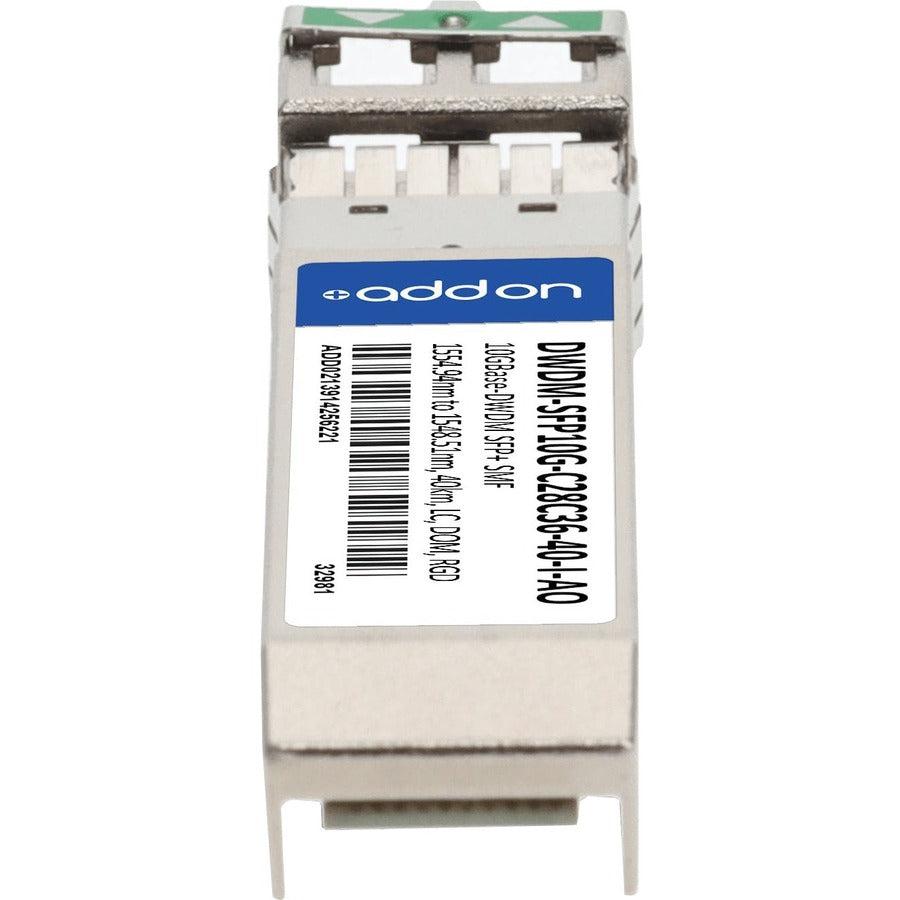 Addon Networks Dwdm-Sfp10G-C28C36-40-I-Ao Network Transceiver Module Fiber Optic Sfp+