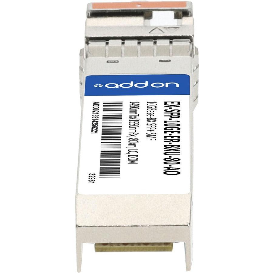 Addon Networks Ex-Sfp-10Ge-Er-Bxu-80-Ao Network Transceiver Module Fiber Optic 10000 Mbit/S Sfp+ 1550 Nm