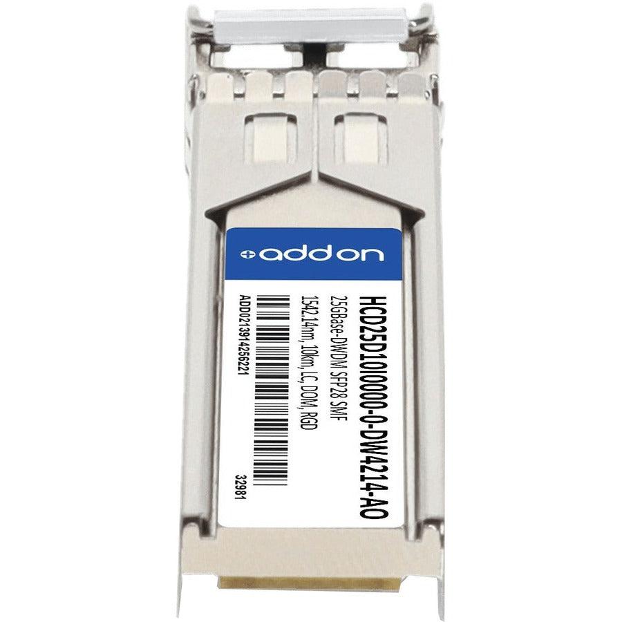 Addon Networks Hcd25D10I0000-0-Dw4214-Ao Network Transceiver Module Fiber Optic Sfp28 1542.14 Nm