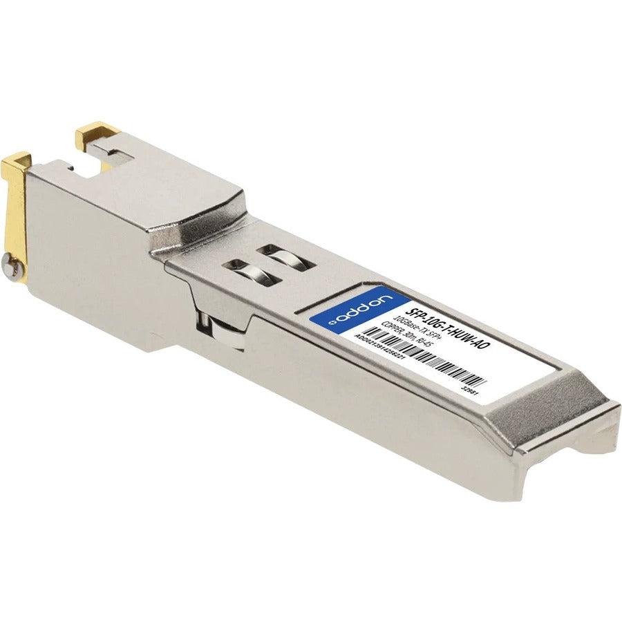 Addon Networks Huawei Sfp-10G-T-Huw Compatible Taa Compliant 10Gbase-Tx Sfp+ Transceiver (Copper, 30M, Rj-45)