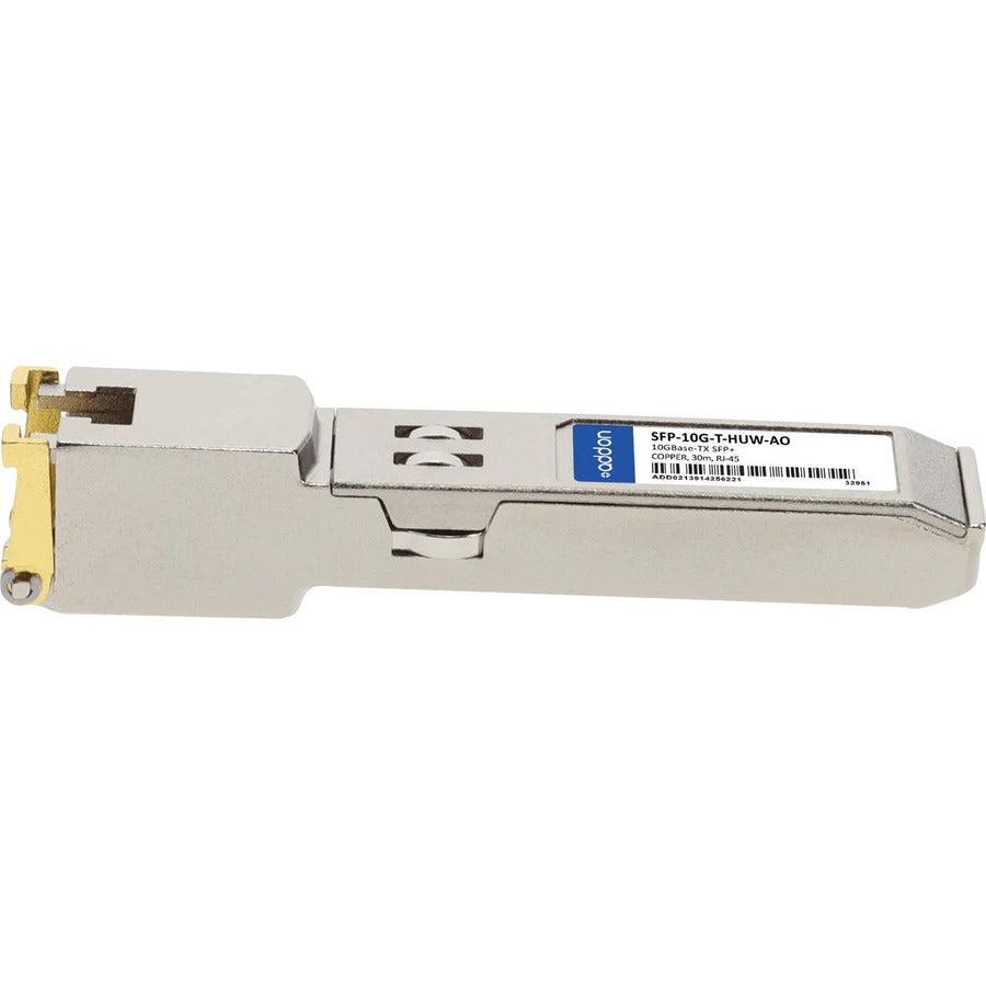 Addon Networks Huawei Sfp-10G-T-Huw Compatible Taa Compliant 10Gbase-Tx Sfp+ Transceiver (Copper, 30M, Rj-45)