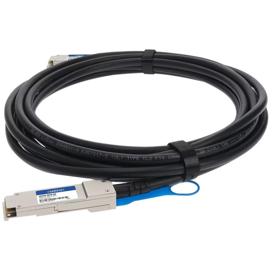 Addon Networks Jg326A-30Cm-Ao Infiniband Cable 0.3 M Qsfp+ Black