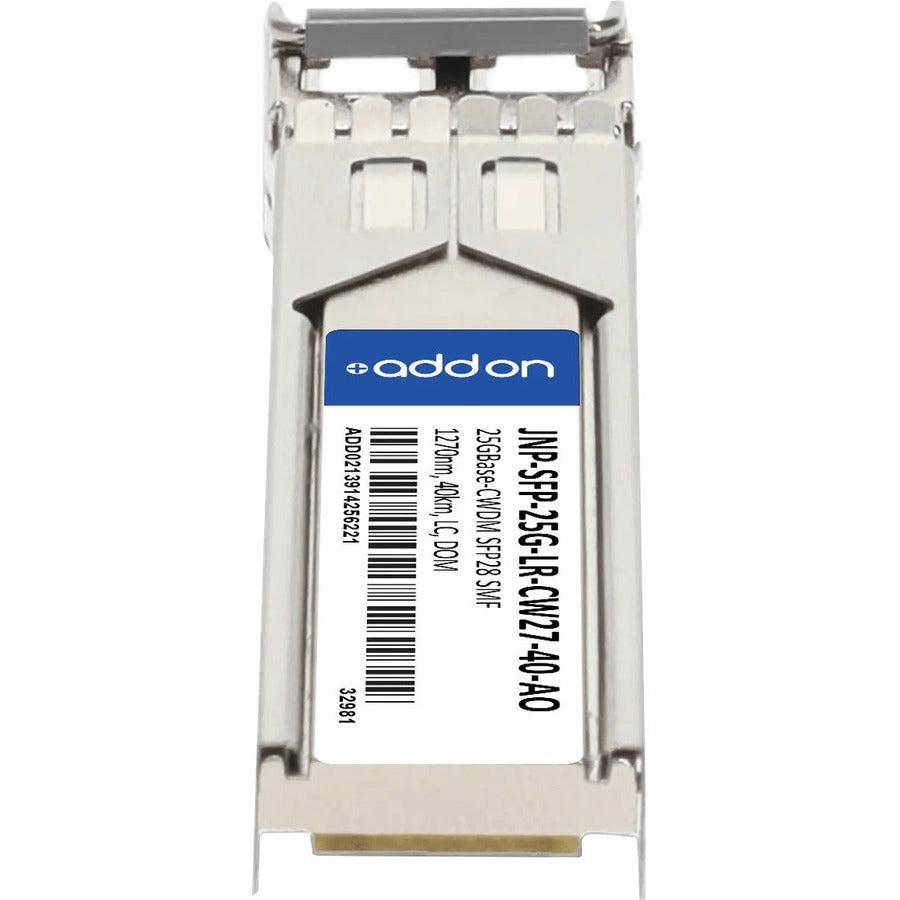 Addon Networks Jnp-Sfp-25G-Lr-Cw27-40-Ao Network Transceiver Module Fiber Optic 25000 Mbit/S Sfp28 1270 Nm