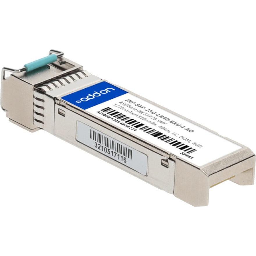 Addon Networks Jnp-Sfp-25G-Lr40-Bxu-I-Ao Network Transceiver Module Fiber Optic Sfp28