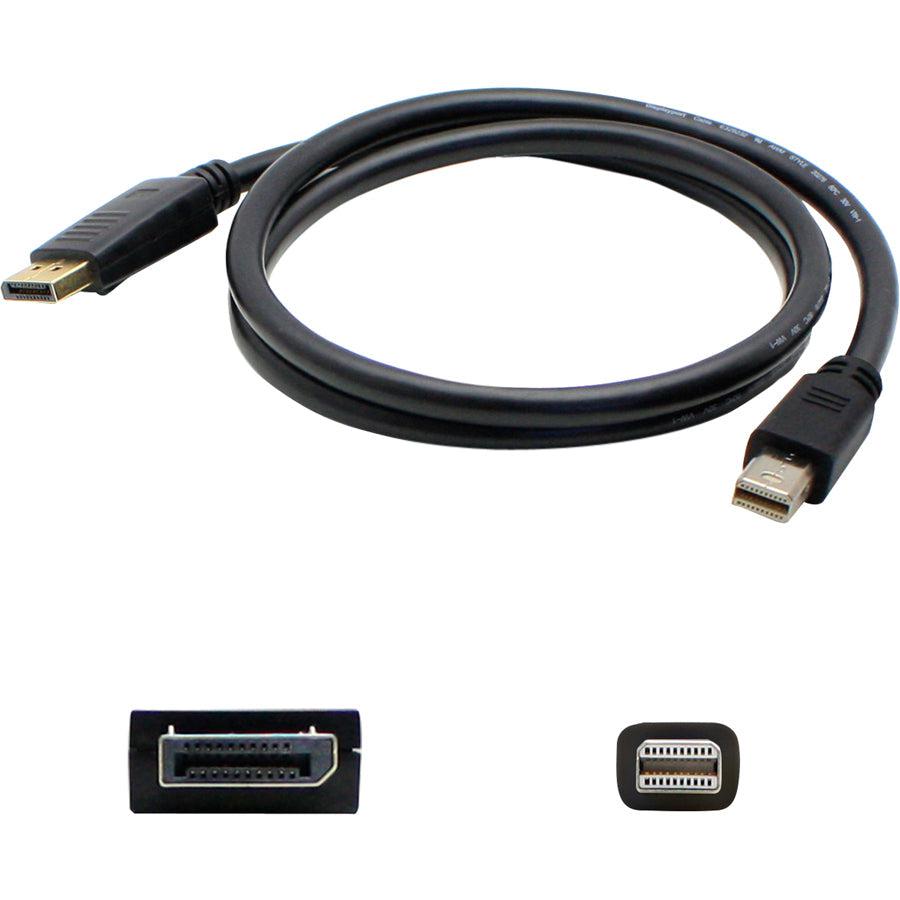 Addon Networks Minidp2Dpmm6-5Pk Displayport Cable 1.82 M Mini Displayport Black