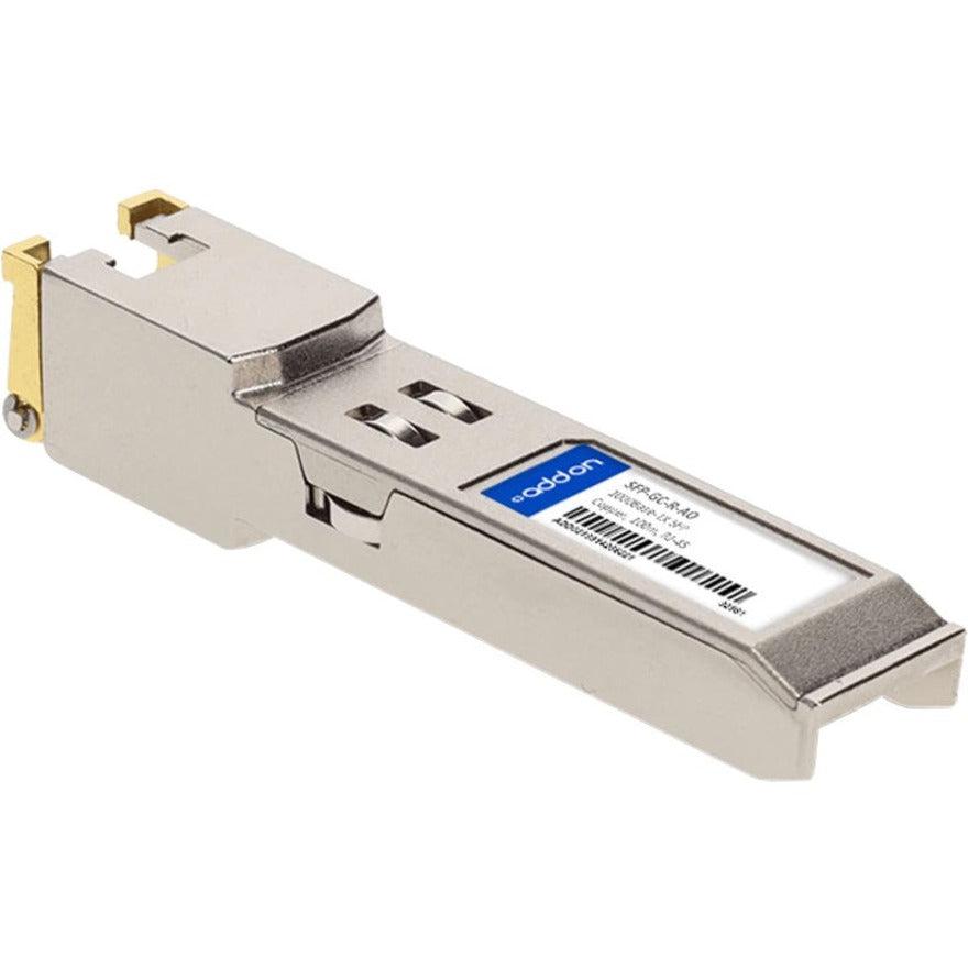 Addon Networks Mrv Sfp-Gc-R Compatible Taa Compliant 10/100/1000Base-Tx Sfp Transceiver (Copper, 100M, Rj-45)