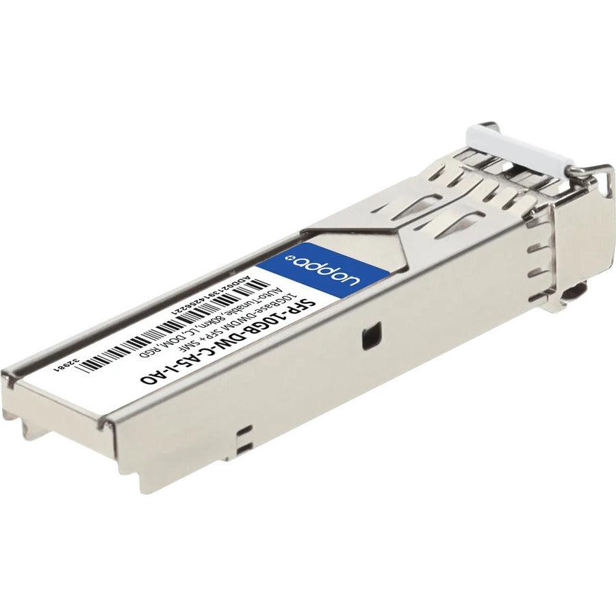 Addon Networks Msa And Taa Compliant 10Gbase-Dwdm 50Ghz Sfp+ Transceiver (Smf, Auto-Tunable, 80Km, Lc, Dom, Rugged)