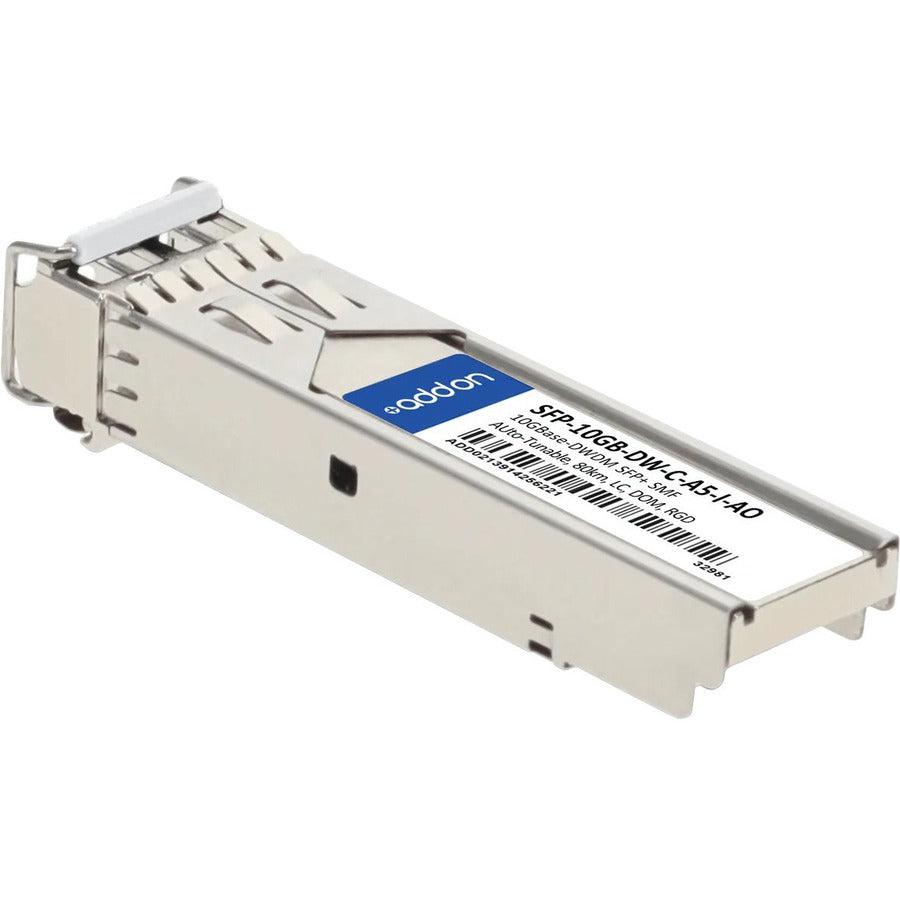 Addon Networks Msa And Taa Compliant 10Gbase-Dwdm 50Ghz Sfp+ Transceiver (Smf, Auto-Tunable, 80Km, Lc, Dom, Rugged)