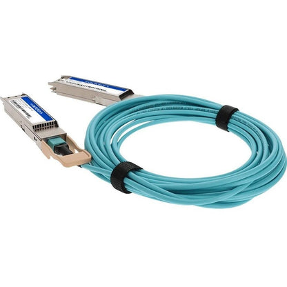 Addon Networks Osfp-400Gb-10M-Ao Infiniband Cable Aqua Colour