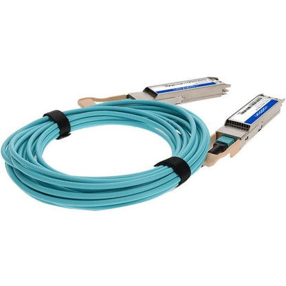 Addon Networks Osfp-400Gb-20M-Ao Infiniband Cable Aqua Colour