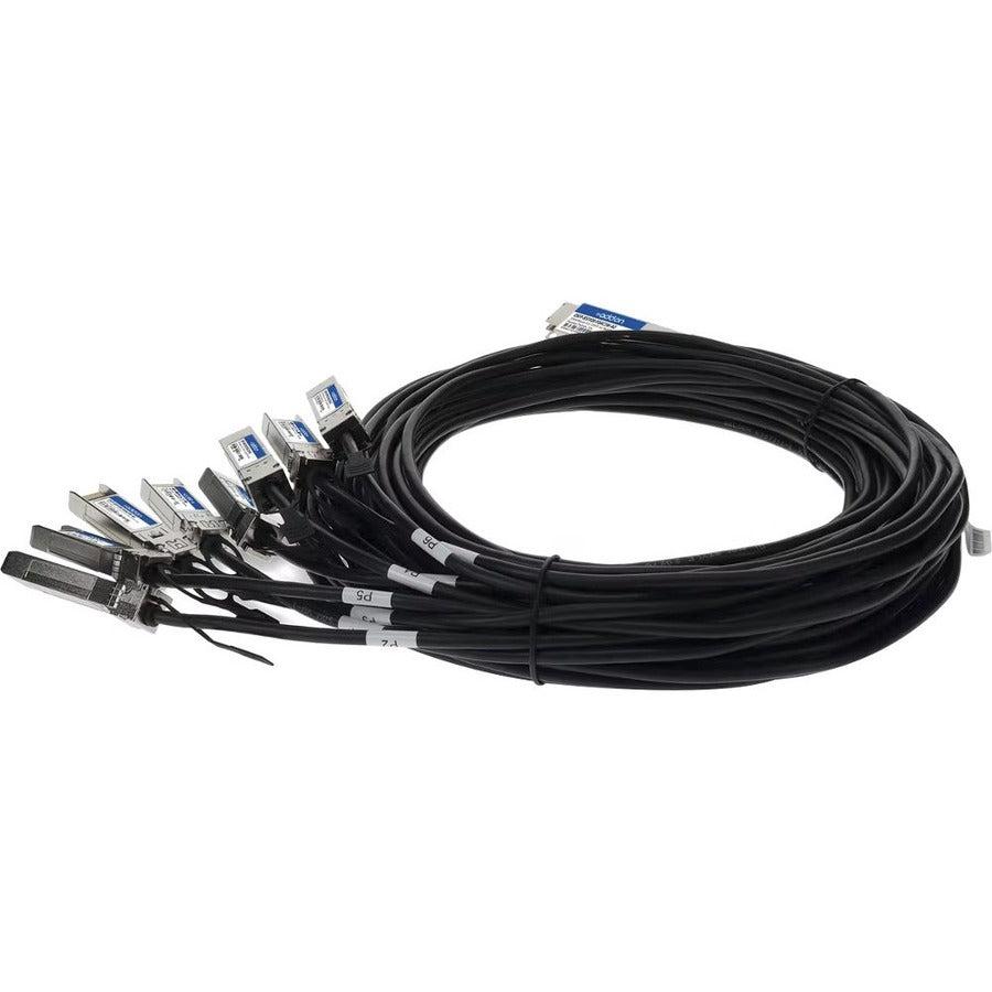 Addon Networks Osfp-8Sfp28-Pdac1M-Ao Infiniband Cable 1 M 8Xsfp28 Black, Silver