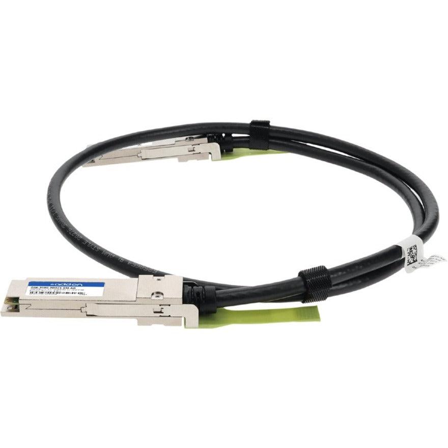 Addon Networks Q56-200G-Pdac1-5M-Ao Infiniband Cable 1.5 M Qsfp56 Black, Silver