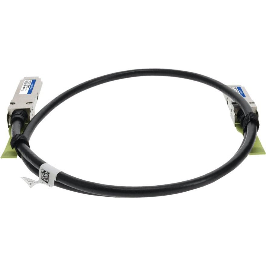 Addon Networks Q56-200G-Pdac1M-Ao Infiniband Cable 1 M Qsfp56 Black, Silver