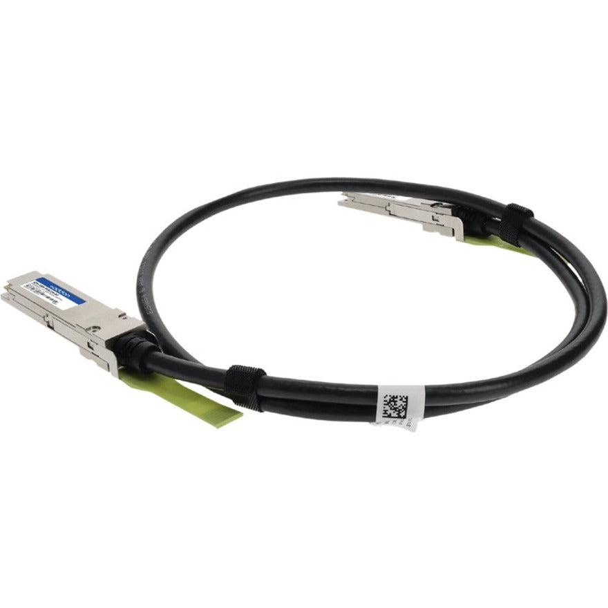 Addon Networks Q56-200G-Pdac1M-Ao Infiniband Cable 1 M Qsfp56 Black, Silver