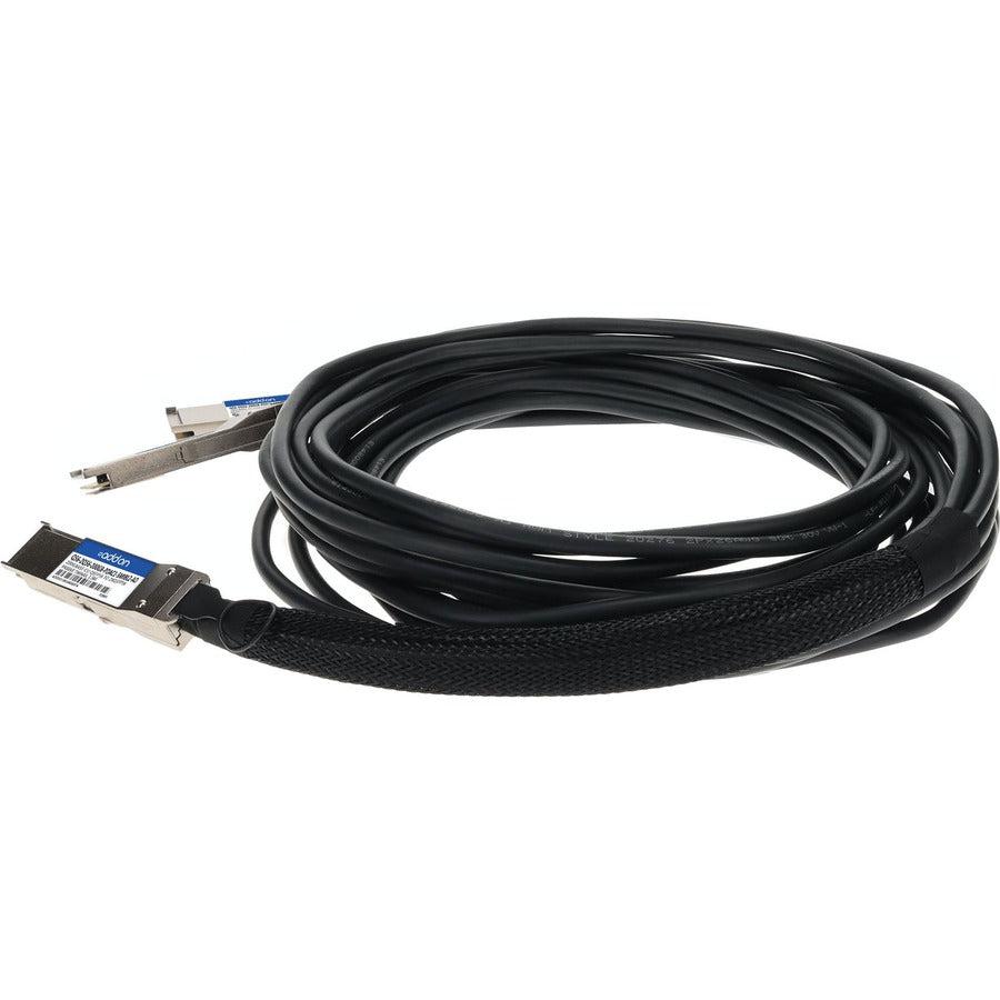 Addon Networks Q56-2Q56-200Gb-Pdac1-5Miblz-Ao Infiniband Cable 1.5 M Qsfp56 2X Qsfp56 Black