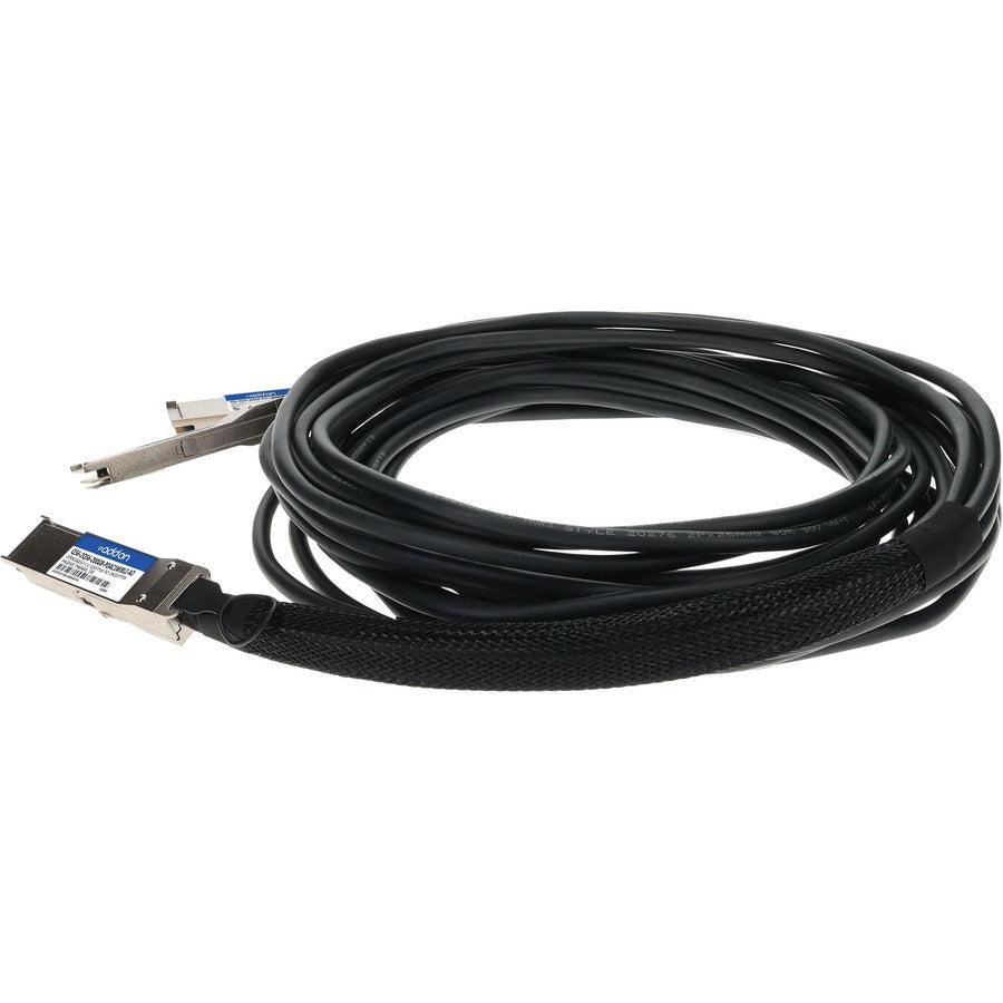 Addon Networks Q56-2Q56-200Gb-Pdac1Miblz-Ao Infiniband Cable 1 M Qsfp56 2X Qsfp56 Black