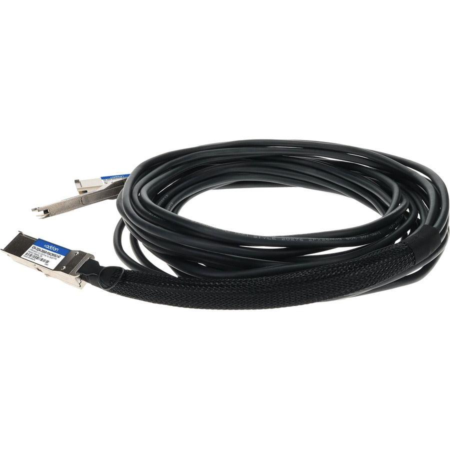 Addon Networks Q56-2Q56-200Gb-Pdac2Miblz-Ao Infiniband Cable 2 M Qsfp56 2X Qsfp56 Black