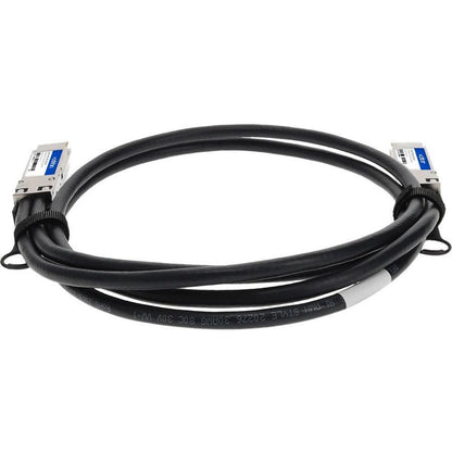 Addon Networks Qdd-200-Cu2M-Ao Infiniband Cable 2 M Qsfp-Dd Black, Silver