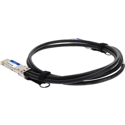 Addon Networks Qdd-200-Cu2M-Ao Infiniband Cable 2 M Qsfp-Dd Black, Silver