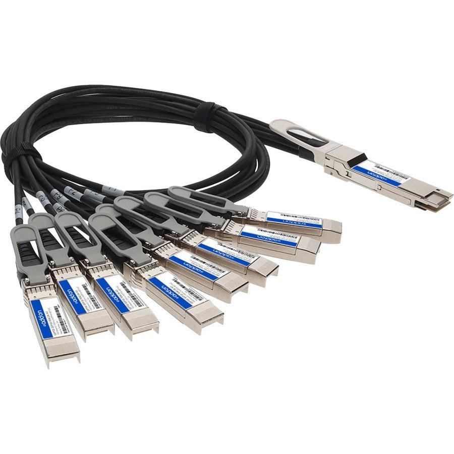 Addon Networks Qdd8Sfp28Pdac2-5M-Ao Infiniband Cable 2.5 M Qsfp-Dd 8X Sfp28 Black