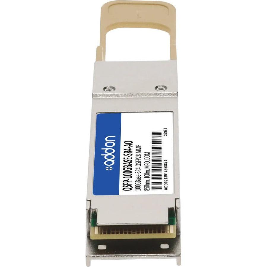 Addon Networks Qsfp-100Gbase-Sr4-Ao Network Transceiver Module Fiber Optic 100000 Mbit/S Qsfp28 850 Nm