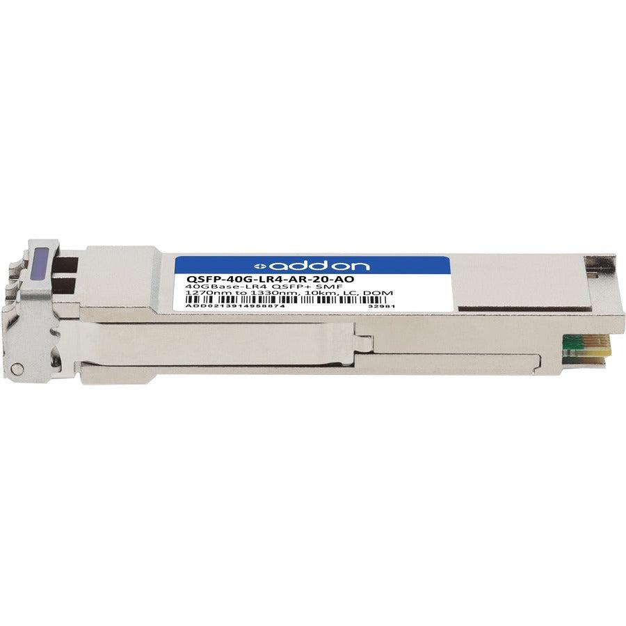 Addon Networks Qsfp-40G-Lr4-Ar-20-Ao Network Transceiver Module Fiber Optic Qsfp+