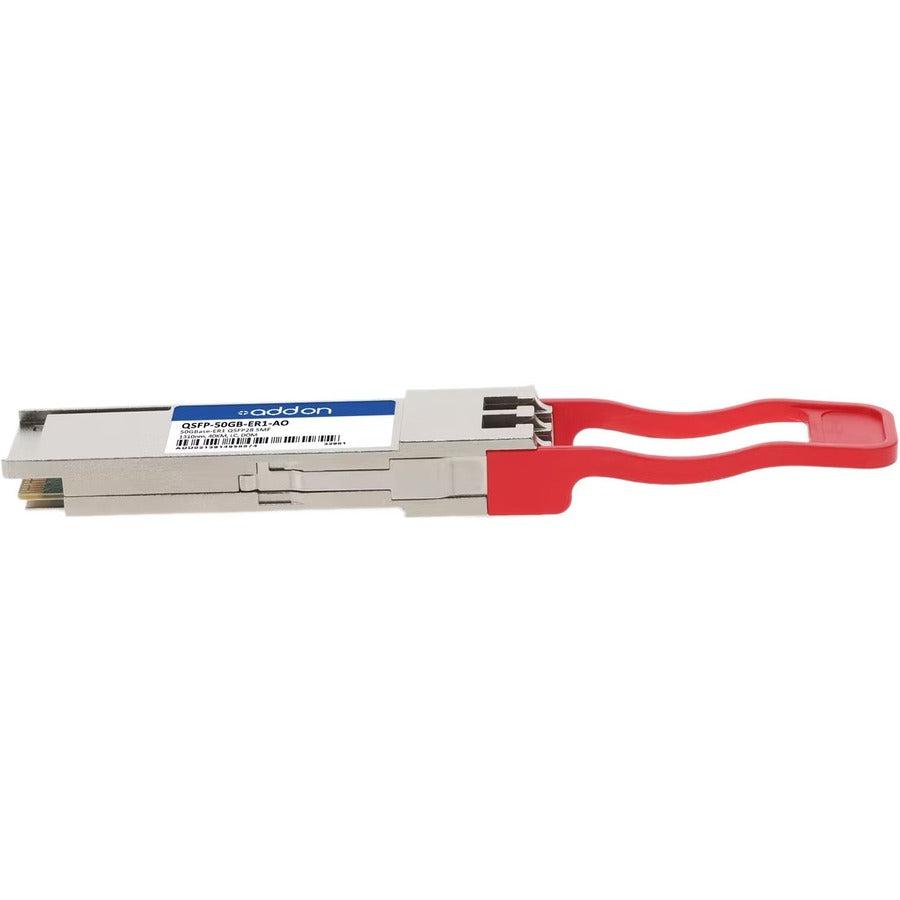 Addon Networks Qsfp-50Gb-Er1-Ao Network Transceiver Module Fiber Optic 50000 Mbit/S Qsfp28 1310 Nm