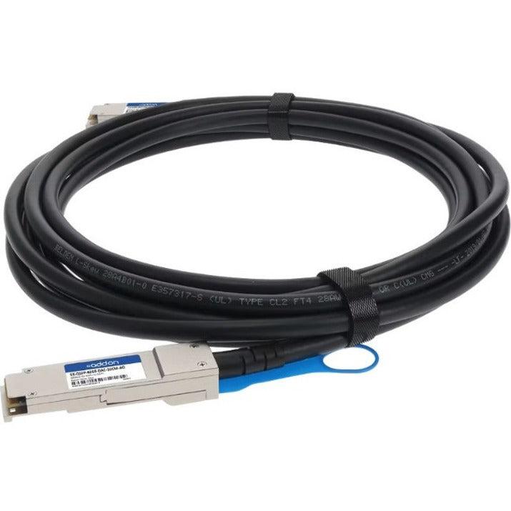 Addon Networks Qsfp-H40G-Cu30Cm-Ao Infiniband Cable 0.3 M Qsfp+ Black