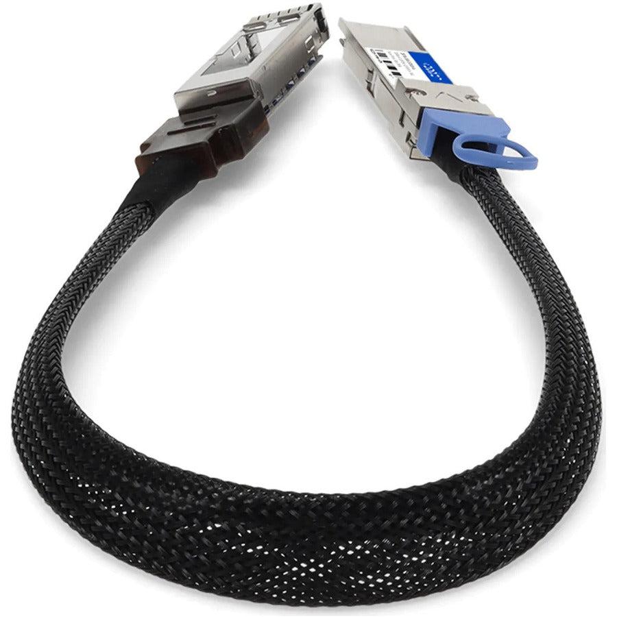 Addon Networks Qsfp56-200G-Ext36Cm-Ao Infiniband Cable 0.36 M Black