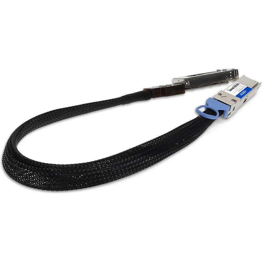 Addon Networks Qsfp56-200G-Ext36Cm-Ao Infiniband Cable 0.36 M Black