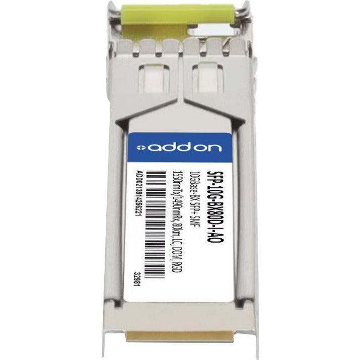 Addon Networks Sfp-10G-Bx80D-I-Ao Network Transceiver Module Fiber Optic 10000 Mbit/S Sfp+