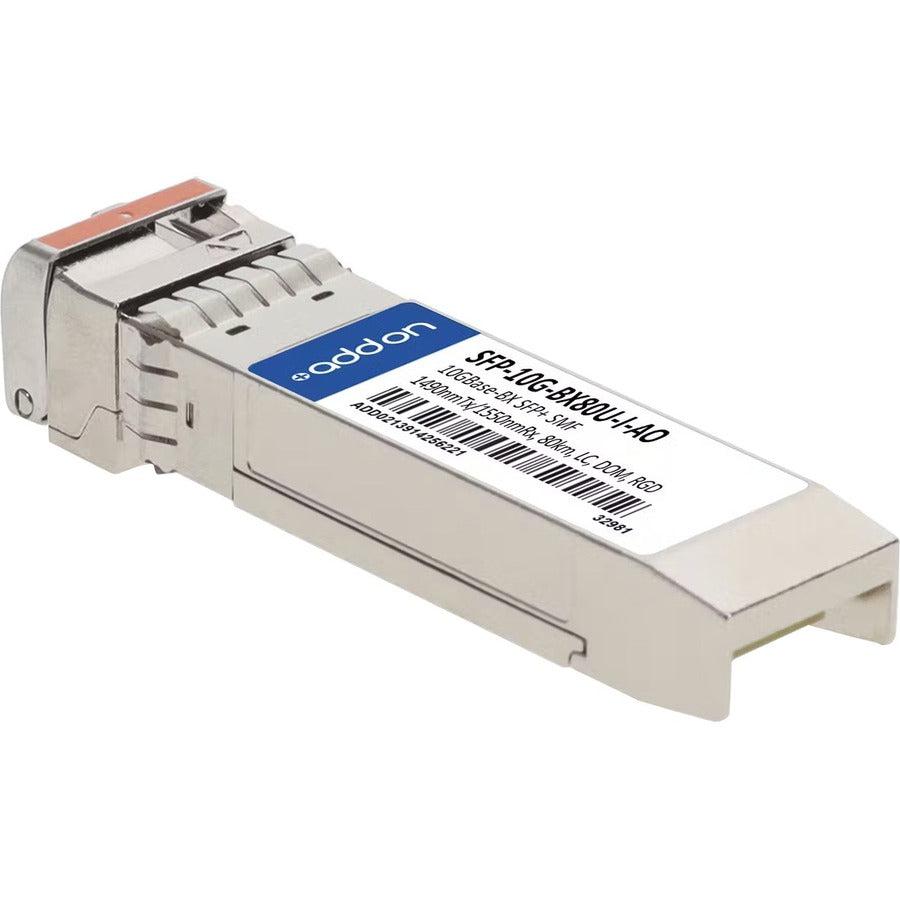 Addon Networks Sfp-10G-Bx80U-I-Ao Network Transceiver Module Fiber Optic 10000 Mbit/S Sfp+