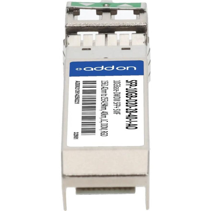 Addon Networks Sfp-10Gb-D20-28-40-I-Ao Network Transceiver Module Fiber Optic Sfp+