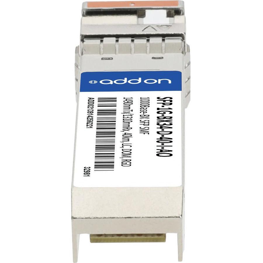 Addon Networks Sfp-1G-Bx34-D-40-I-Ao Network Transceiver Module Fiber Optic 1000 Mbit/S 1490 Nm