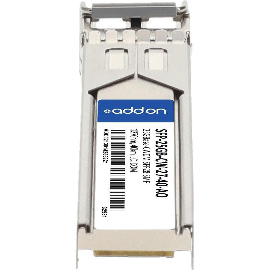 Addon Networks Sfp-25Gb-Cw-27-40-Ao Network Transceiver Module Fiber Optic 25000 Mbit/S Sfp28 1270 Nm