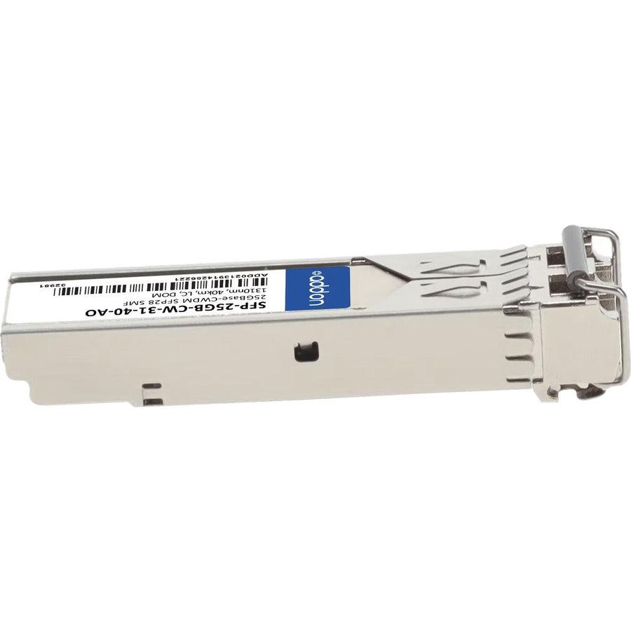 Addon Networks Sfp-25Gb-Cw-31-40-Ao Network Transceiver Module Fiber Optic 25000 Mbit/S Sfp28 1310 Nm