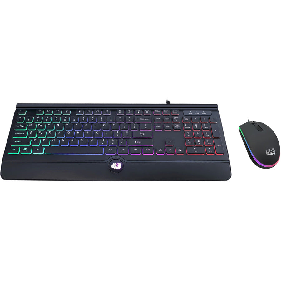 Adesso Easytouch 137Cb Illuminated Gaming Keyboard & Mouse Combo