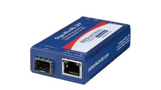 Advantech Imc-370-Sfp-Ps-A Network Media Converter 1000 Mbit/S Blue