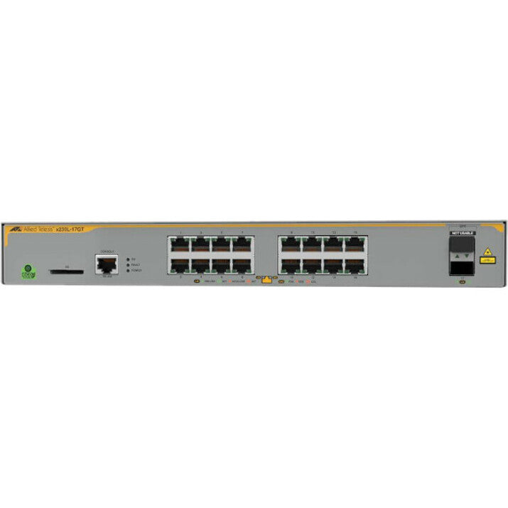 Allied Telesis L3 Switch With 16 X 10/100/1000T Ports And 1 X 100/1000X Sfp Port