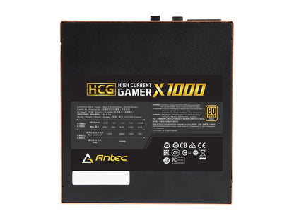 Antec High Current Gamer Extreme Series Hcg1000 Extreme 1000W 80 Plus Gold Atx12V V2.4 Power Supply