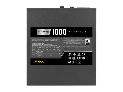 Antec Signature Series Sp1000, 80 Plus Platinum Certified, 1000W Full Modular With Oc Link