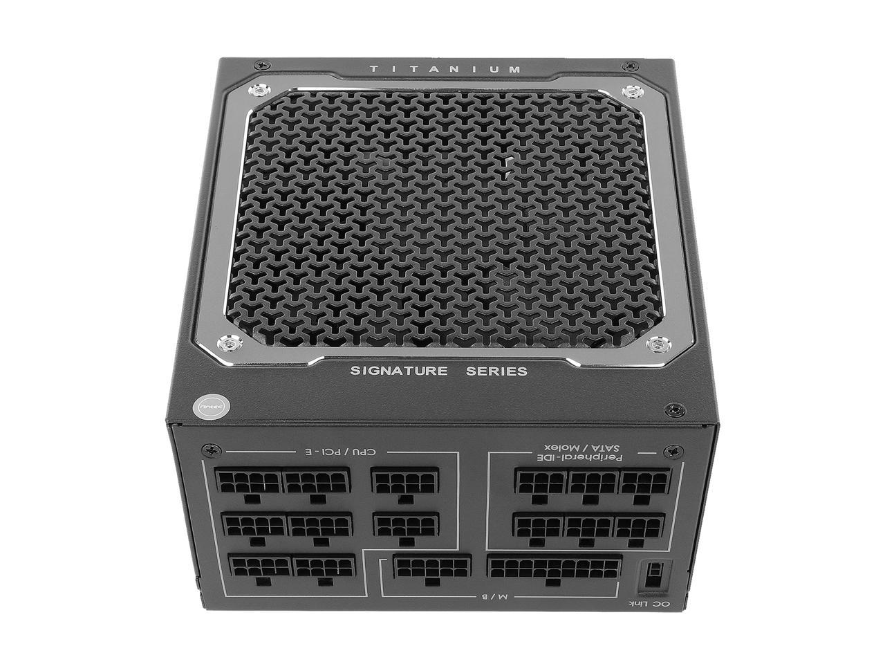 Antec Signature Series St1000, 80 Plus Titanium Certified, 1000W Full Modular With Oc Link