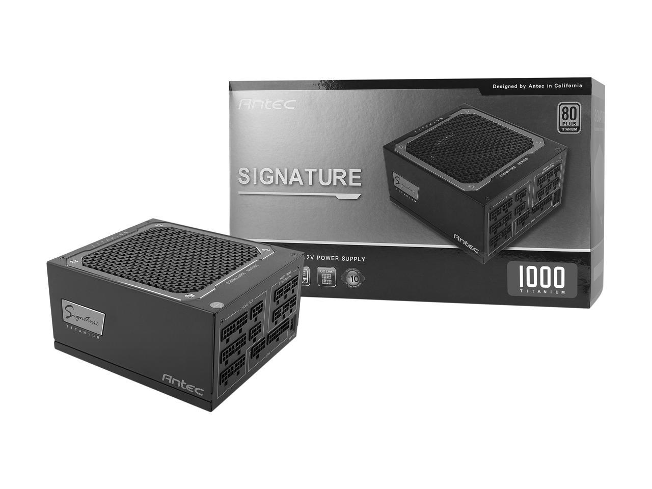 Antec Signature Series St1000, 80 Plus Titanium Certified, 1000W Full Modular With Oc Link