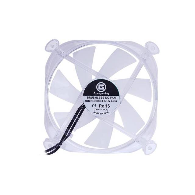 Apexgaming A-Cool Series Ac-120Sr Addressable Rgb Cooling Fan (3-Pack Including Rgb Controller)