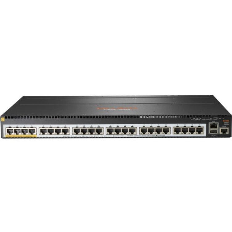 Aruba, A Hewlett Packard Enterprise Company 2930M 24 Hpe Smart Rate Poe Class 6 1-Slot Managed L3 Gigabit Ethernet (10/100/1000) Power Over Ethernet (Poe) 1U Grey