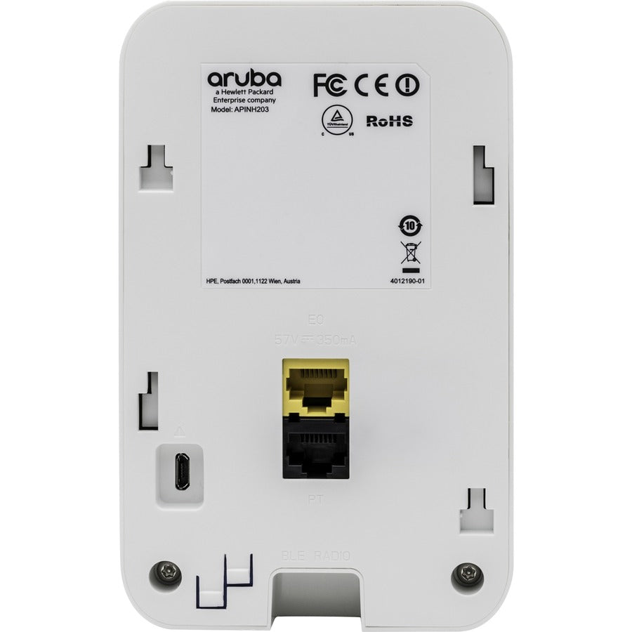 Aruba, A Hewlett Packard Enterprise Company Ap-203H (Rw) Unified Ap 867 Mbit/S White Power Over Ethernet (Poe)