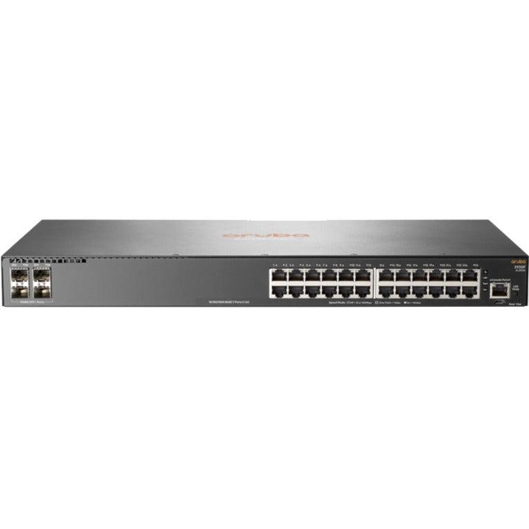 Aruba, A Hewlett Packard Enterprise Company Aruba 2930F 24G 4Sfp+ Managed L3 Gigabit Ethernet (10/100/1000) 1U Grey